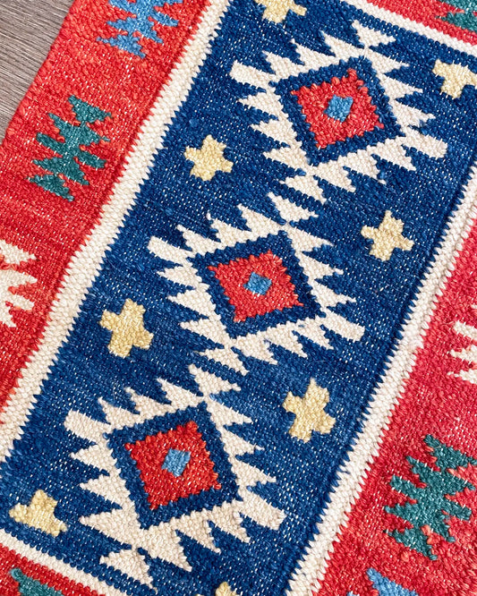 Indian Wool Ethnic Rug 60x40