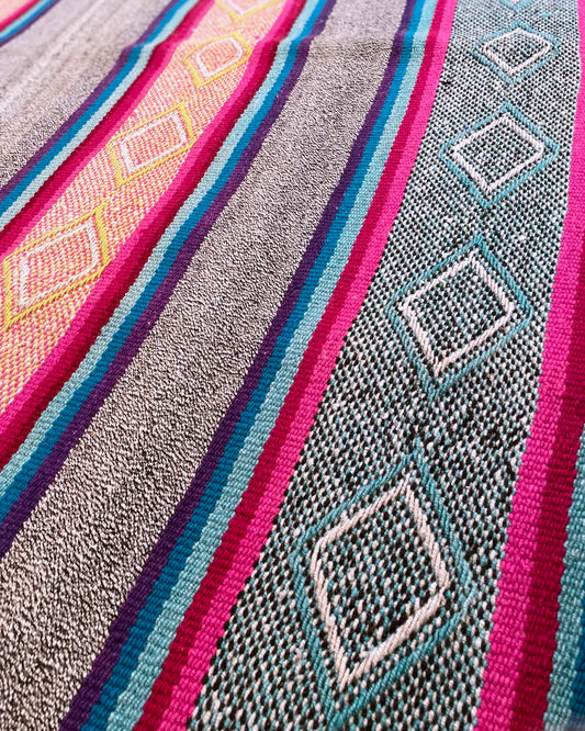 Multicolored Ethnic Handmade Rug 181x164