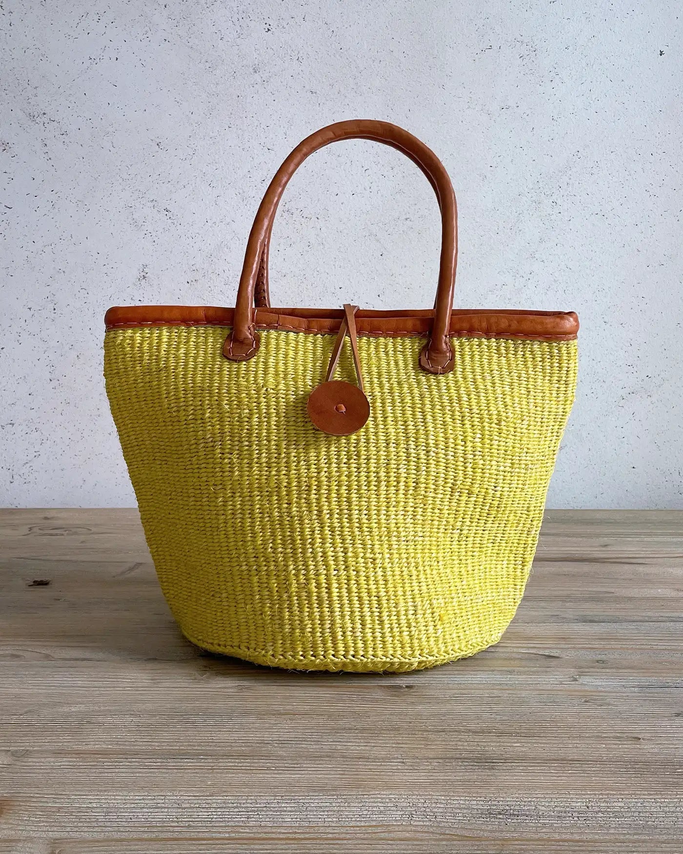 Bolso Hecho a Mano Kenia Amarillo