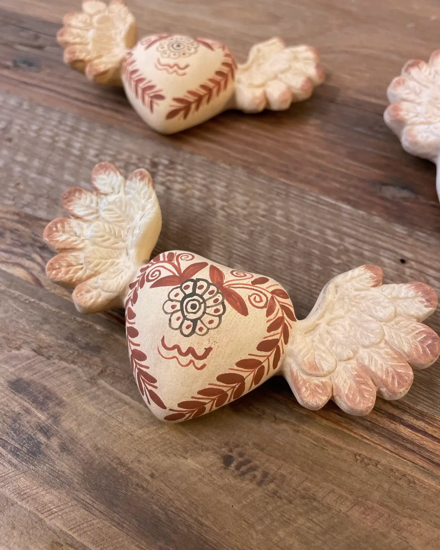 Corazón Pintado a Mano Peruano Pequeño