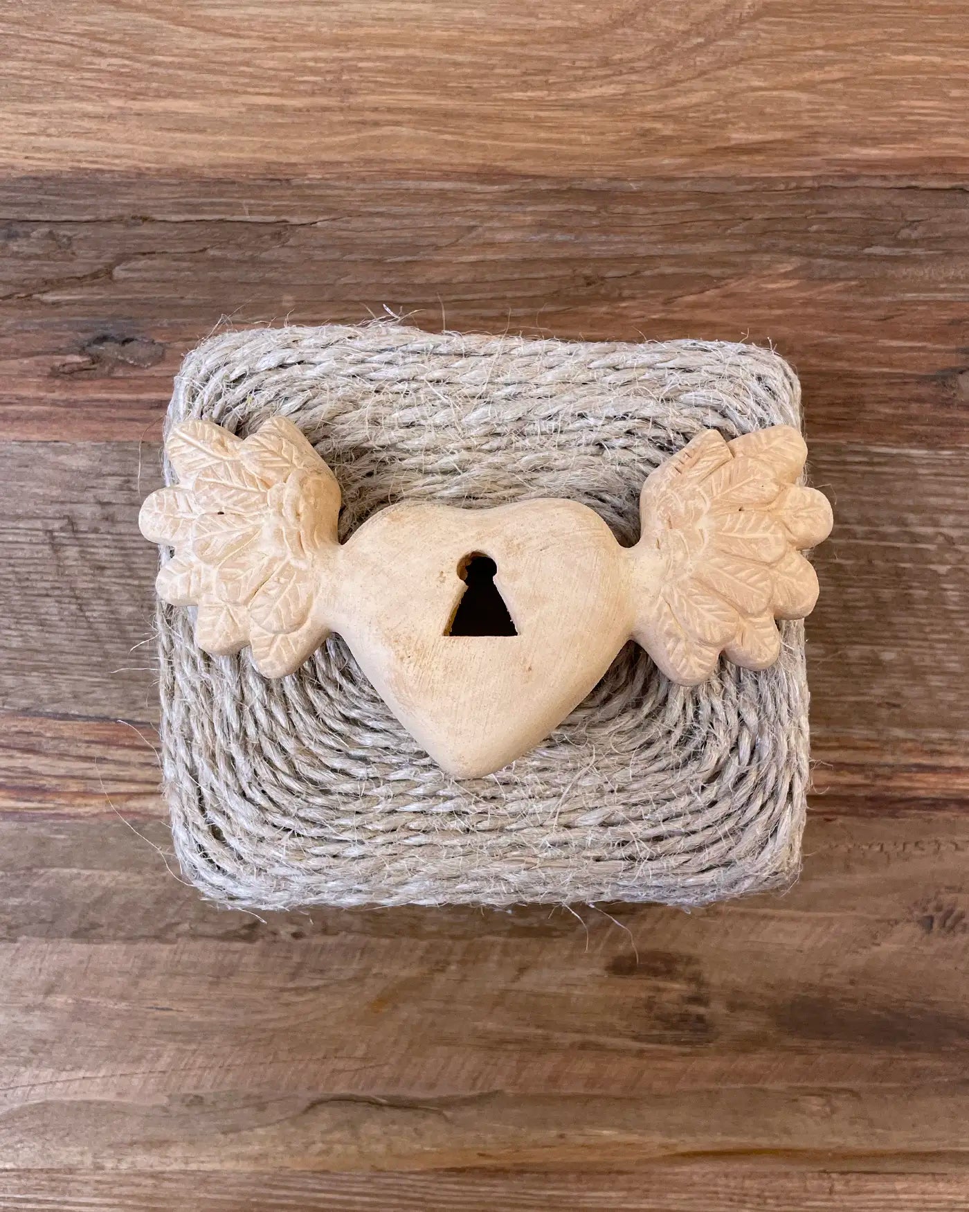 Corazón Pintado a Mano Peruano Pequeño