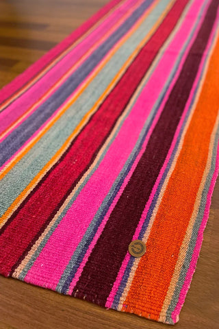 Alfombras étnicas de pasillo y pequeñas