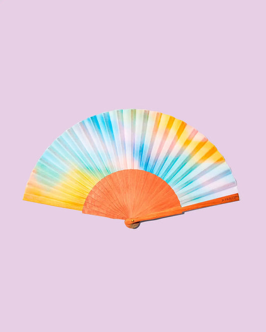 A Fan Of • Abanico Artesanal Aurora Skies