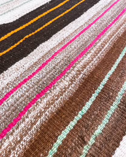 Handmade Striped Runner Rug 182x75