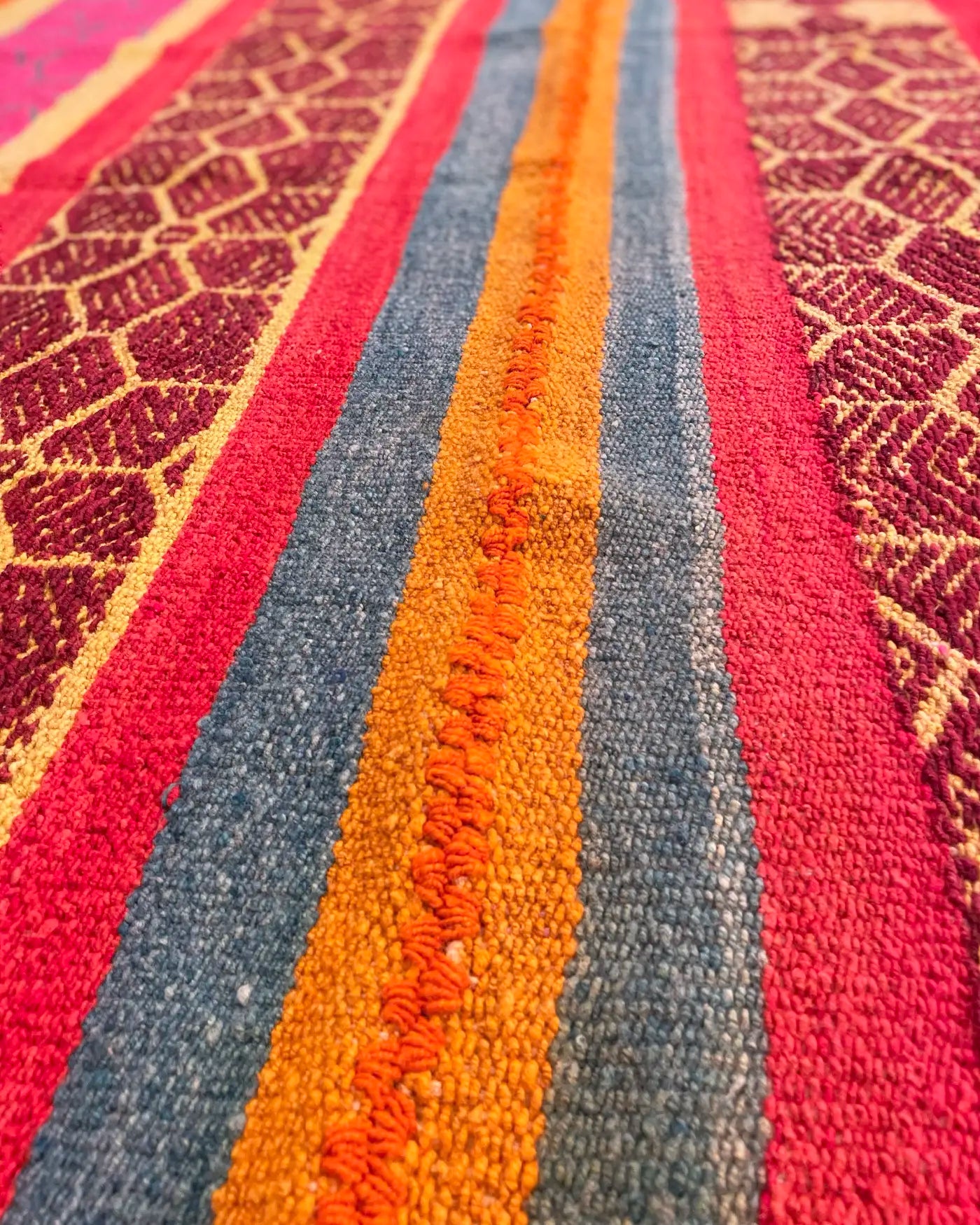 Alfombra Étnica Peruana Multicolor 145x168