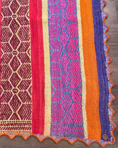 Alfombra Étnica Peruana Multicolor 145x168