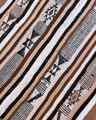 Ethnic Alpaca Rug Natural Colors 145x134