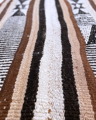 Ethnic Alpaca Rug Natural Colors 145x134