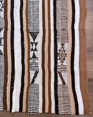 Ethnic Alpaca Rug Natural Colors 145x134