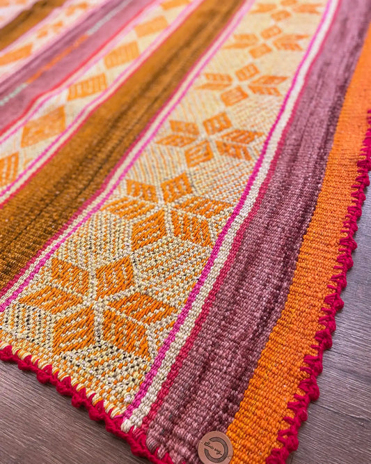 Peruvian Handmade Ethnic Rug 170x137