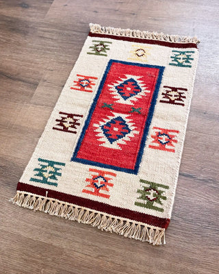 Indian Handmade Ethnic Rug 60x40