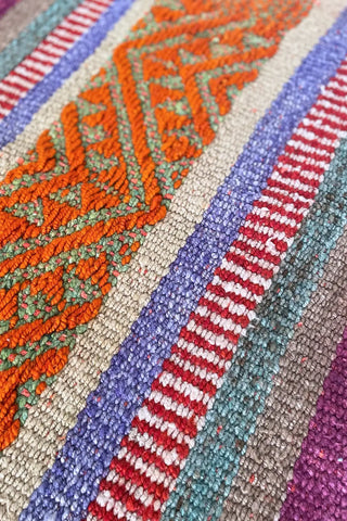 Alfombra peruana de pasillo multicolor 179x70 cm
