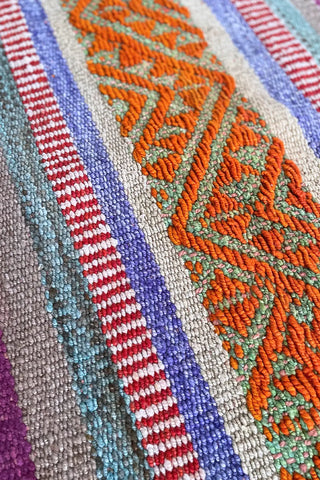 Alfombra peruana de pasillo multicolor 179x70 cm