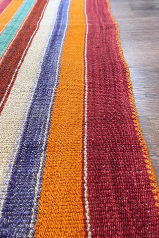 Alfombra étnica multicolor 180x161 cm