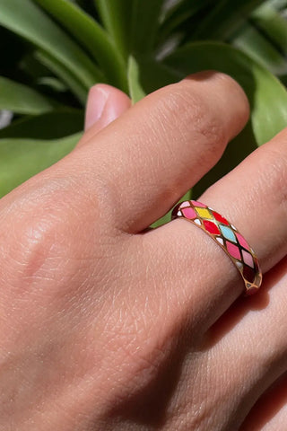 Anillo ajustable dorado Sabela