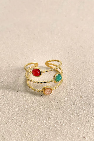 Anillo ajustable dorado Maia