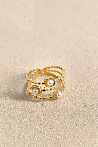 Anillo ajustable dorado Alma