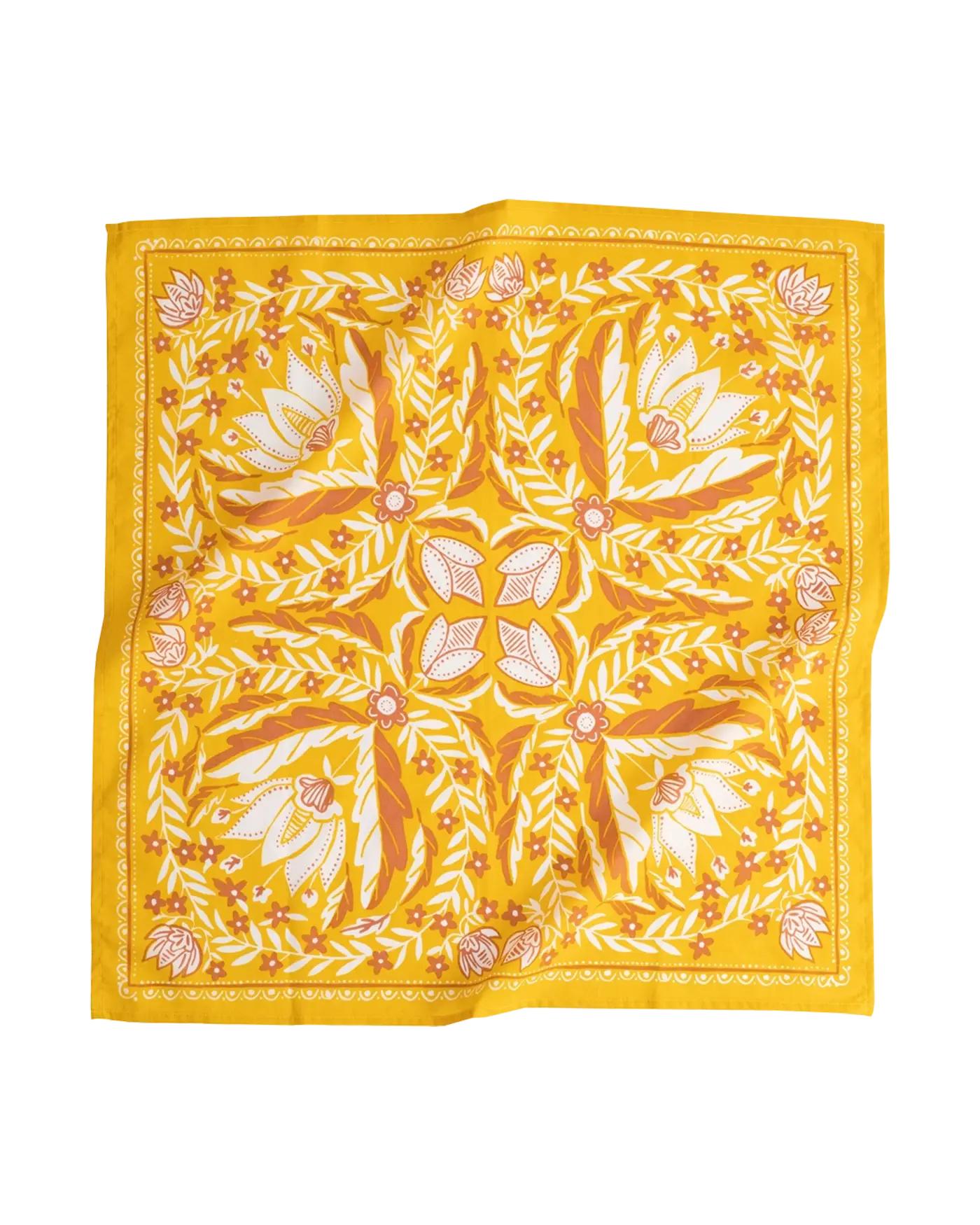 Bandana de Algodón Antonia Mostaza