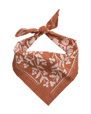 Bandana de algodón marrón