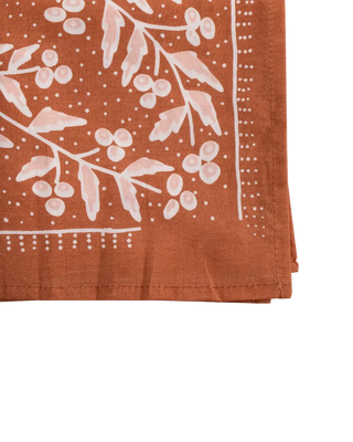 Bandana de algodón marrón