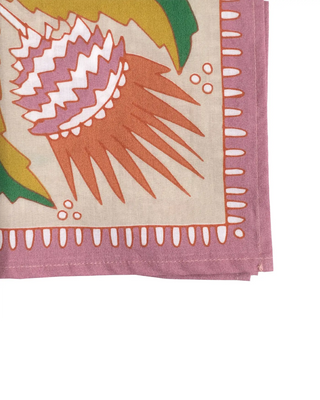 Bandana de algodón rosa palo