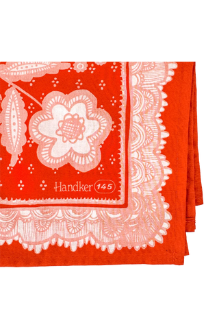 Bandana de algodón roja
