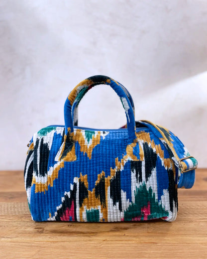 Bolso Ikat India Azul