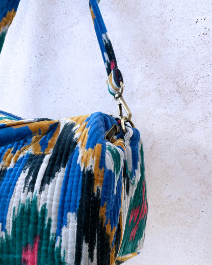 Bolso Ikat India Azul