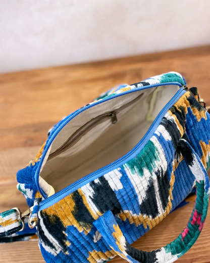 Bolso Ikat India Azul