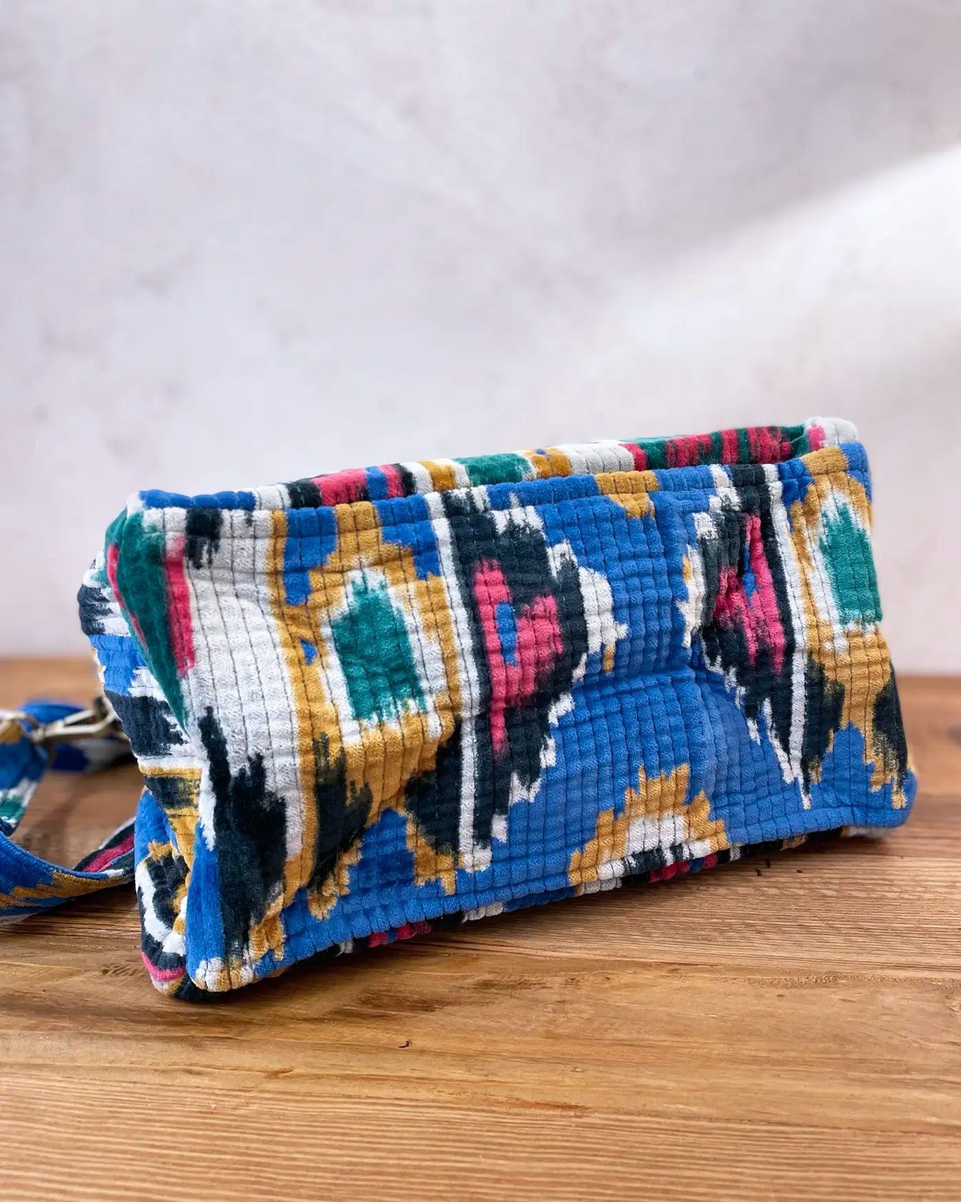 Bolso Ikat India Azul