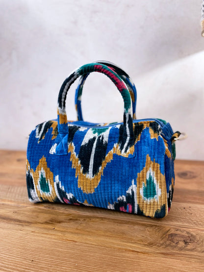 Bolso Ikat India Azul