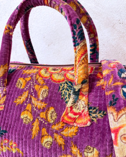 Bolso Flores India Morado