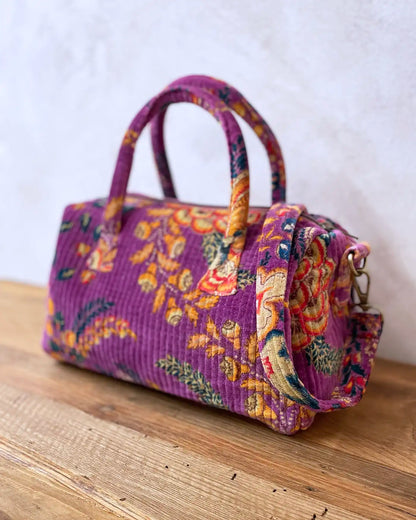 Bolso Flores India Morado