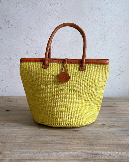 Bolso Hecho a Mano Kenia Amarillo