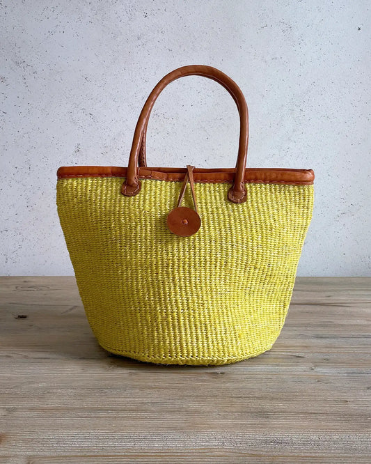 Bolso Hecho a Mano Kenia Amarillo
