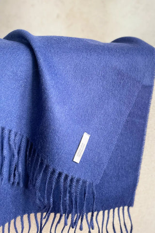 Bufanda de lana de alpaca - Azul