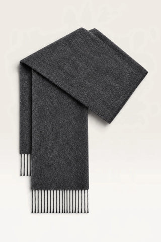 Bufanda de lana de alpaca - Gris oscuro