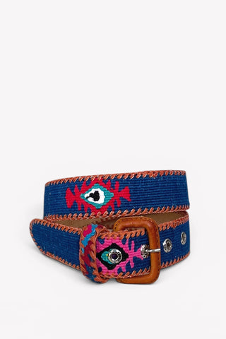 Cinturón étnico Índigo