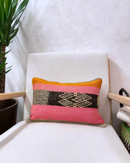 Peruvian Ethnic Pink Cushion 30x50