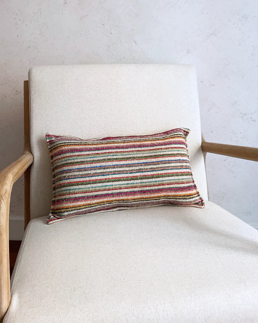Cojín Artesanal Peruano Multicolor 30x50