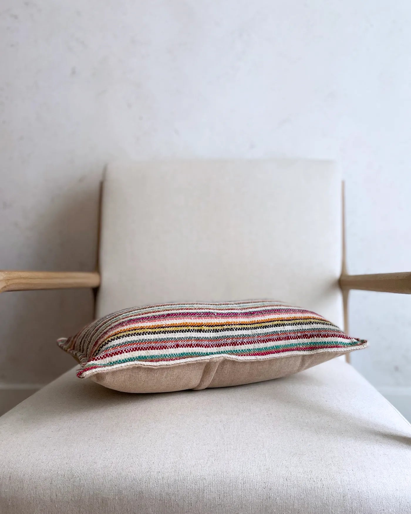 Cojín Artesanal Peruano Multicolor 30x50