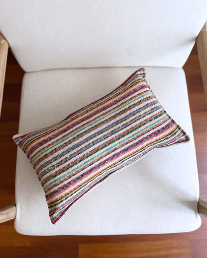 Cojín Artesanal Peruano Multicolor 30x50