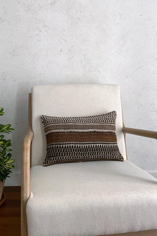 Peruvian Ethnic Brown Cushion 30x50