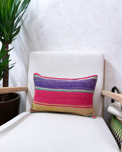 Peruvian Handmade Striped Cushion 30x50