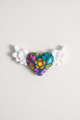 Corazón de cerámica peruano - Verde