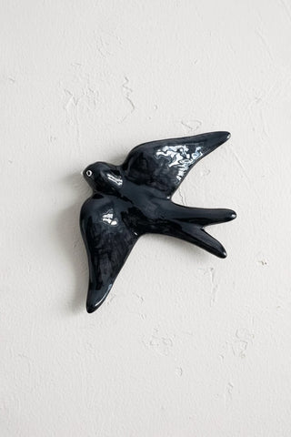 Golondrina de cerámica - Negra