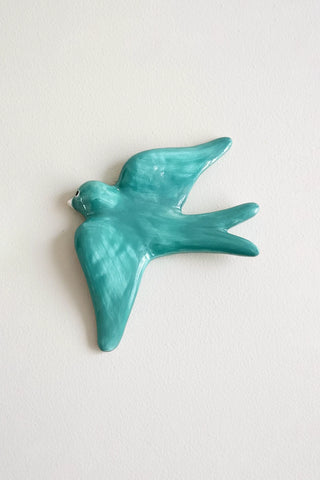 Golondrina de cerámica - Turquesa