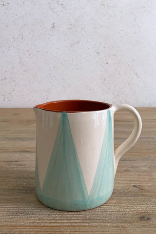 Jarra lechera Triángulos, 0.5 L - Menta