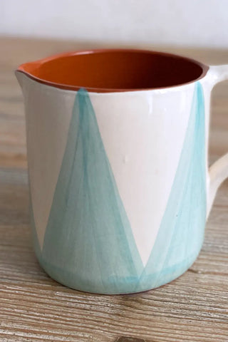 Jarra lechera Triángulos, 0.5 L - Menta