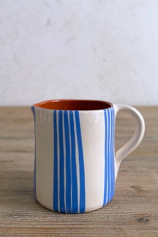 Jarra lechera Rayas, 0.5 L - Cielo